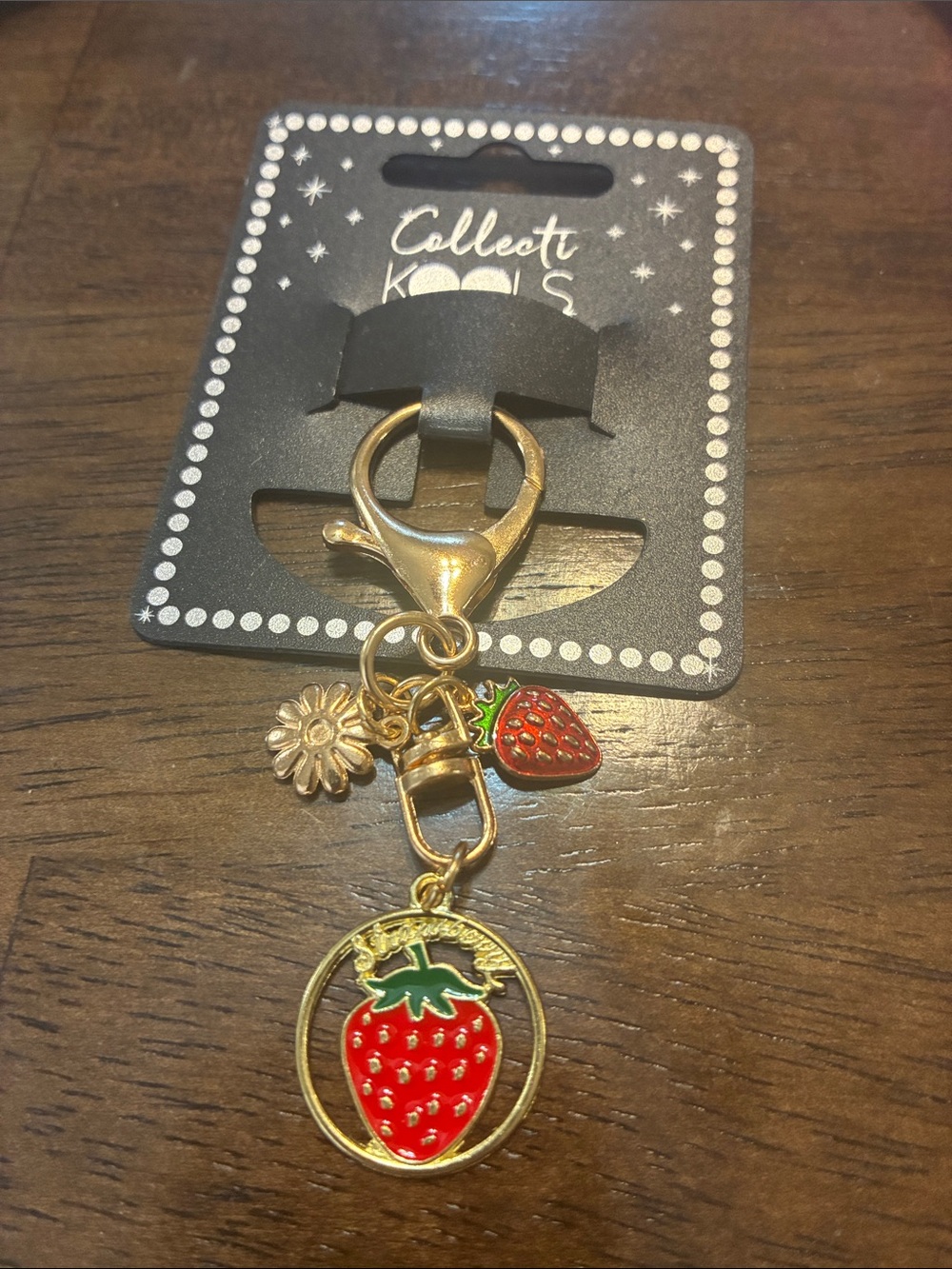 Strawberry keychain